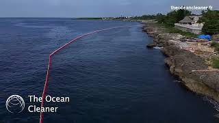 The Ocean Cleaner  Installation of antisargassum barriers in the Dominican Republic [upl. by Dosia]