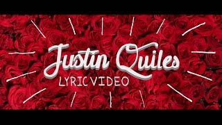 Justin Quiles  No Es De Hombre Lyric Video [upl. by Antonetta]