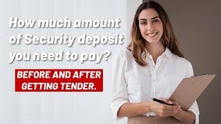 What is Tender Deposit   What is the exact amount  Earnest Money Deposit amp Security Deposit [upl. by Aniale771]