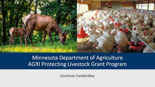 AGRI Protecting Livestock Grant Program Informational Webinar [upl. by Wilkie]