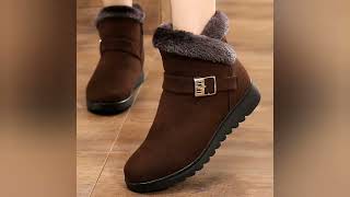 Most beautiful winter boots for girls 2023  trends wintershoes winterboots boots [upl. by Magee698]