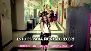 Heres To Never Growing Up  Avril Lavigne Letra Español  Ingles Subtitulado Lyrics [upl. by Armilla]