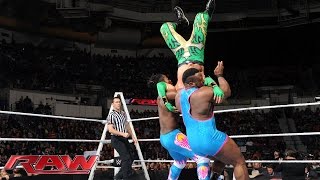 The Lucha Dragons vs The New Day Raw – 7 Dezember 2015 [upl. by Soirtemed]