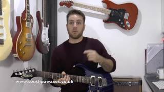 Harmonising Guitar Solos with 4ths and 5ths Easy Way  Southpaw Axes Guitar Tuition [upl. by Yelra111]