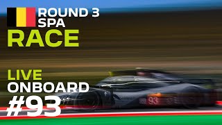 Live Onboard 93  RACE  6 Hours of Spa [upl. by Nnyluqcaj]