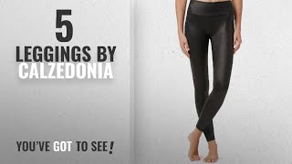 Top 10 Calzedonia Leggings 2018 Calzedonia Womens Leather Effect Total Shaper Leggings [upl. by Leoline]