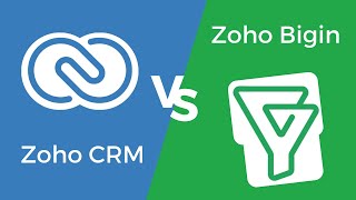 Zoho CRM vs Zoho Bigin  Full Comparison in 8 minutes [upl. by Dotti301]