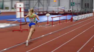 4 x 400 m Women Slovenia 1st Place 34449 NR Balkan U20 Indoor Championships Belgrade 2022 [upl. by Blythe]