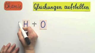 Gleichungen aufstellen in Chemie [upl. by Ojoj]