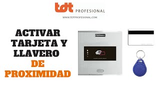 Activar tarjeta y llavero de portero y videoportero Fermax Altas y bajas [upl. by Jillene425]