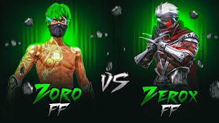 Zoro FF🇲🇦 Vs Zerox FF🇳🇵 1vs1 in Mobile after Long Time📲 [upl. by Hanser383]