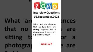 Zoho Interview questions for software developer 2023  exam question paper freshers and experienced [upl. by Leena]