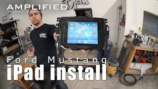 iPad mini Installed into a Ford Mustang  Amplified 150 [upl. by Christoforo]