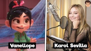 ¿Quienes Son Las Voces Detrás De Los Personajes De WIFI RALPH DISNEY [upl. by Bury646]