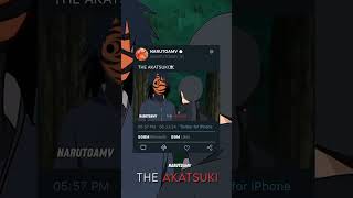 THE AKATSUKI☠️ edit whatsappstatus slowed shorts subscribe youtubeshorts youtuber [upl. by Are]