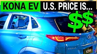 US Price Announced for the Hyundai Kona Electric [upl. by Wichern]