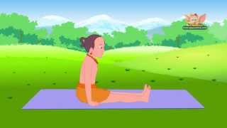 Yoga For Kids in Hindi  Vol 2 All Sitting Postures [upl. by Lemhar]