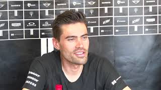 Tom Dumoulin  Press conference  Rest Day 1  Tour de France 2018 [upl. by Dibri]