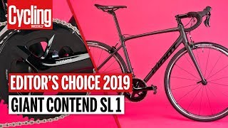 Giant Contend SL1 Review  Editors Choice 2019  Cycling Weekly [upl. by Remde79]