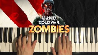 How To Play  Black Ops Cold War Zombies Theme Piano Tutorial Lesson [upl. by Eejan]