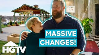 Ben And Erin’s Top Town Transformations  Home Town Takeover [upl. by Delmor]