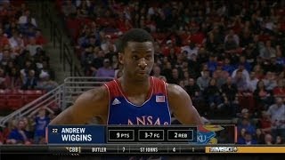 Andrew Wiggins amp Joel Embiid Full Highlights 20140218 vs Texas Tech  37 Pts 14 Rebs 3 Blks [upl. by Anglo]