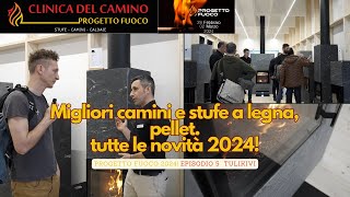 Migliori camini e stufe a legna o pellet Progetto fuoco 2024 tutte le novità Tulikivi pt 5 [upl. by Ahsiuqal]