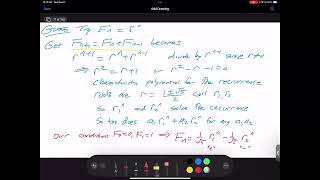 Math331Fa24 Lec03 Recurrences [upl. by Tezil]