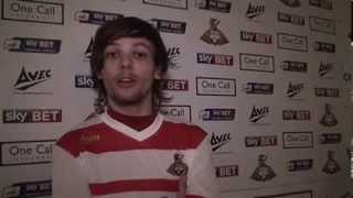 Louis Tomlinson Interview after Doncaster Rovers debut [upl. by Acimaj]