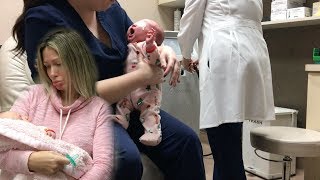 7 WEEK OLD GETS LASER TREATMENT FOR HEMANGIOMA HARD TO WATCH [upl. by Orbadiah]