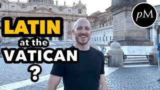 American speaks Latin at the Vatican with Priests 🇻🇦 [upl. by Conlon]