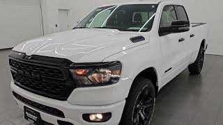 2023 RAM 1500 BIG HORN LEVEL 2 NIGHT QUAD CAB 4K WALKAROUND 23T67A [upl. by Aliel704]