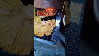 Cooking Caesars Mushroom on the grill Delicious wild edible mushrooms mushroommania cooking [upl. by Gall]