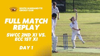 RDCA  Pat Meehan Shield  RD12  SWCC 2nd XI v ECC 1st XI  Day 1 [upl. by Anitnoc458]