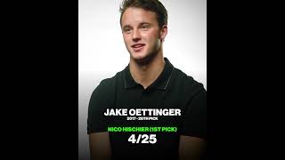 Does Jake Oettinger remember who was drafted before him in 2017 🤔 [upl. by Zap]