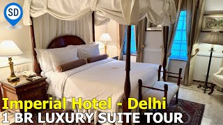 Delhi Luxury Hotel  The Imperial  Suite Tour [upl. by Zerk]