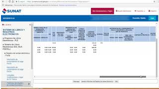 Cómo generar el R Ventas y Compras Electronicos desde SLE PORTAL SUNAT [upl. by Dragone]