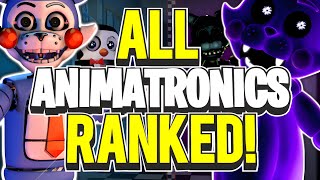 ALL FNAC animatronics RANKED FNAC 4  Five Nights at Candy’s [upl. by Herod]