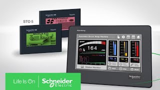 Harmony STO  The Most Compact HMI  Schneider Electric [upl. by Hpseoj380]