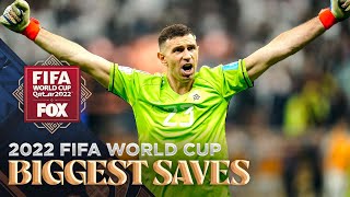 2022 FIFA World Cup Argentinas Emiliano Martínez USMNTs Matt Turner amp more in Top Ten Saves [upl. by Aliwt]