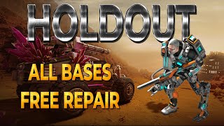 War Commander  Holdout 14062024  All bases free repair [upl. by Eillime]