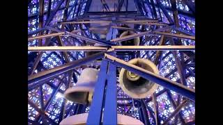 berlinCharlottenburg D protestant kaiser william memorial church full of bells faster [upl. by Connel997]