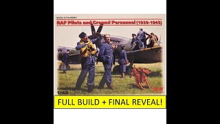 ICM 148 RAF Pilots and Ground Personnel  quotFull Build  Final Revealquot 91119 [upl. by Yarrum605]