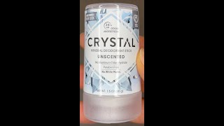 Is Crystal unscented deodorant stick good [upl. by Dolhenty]