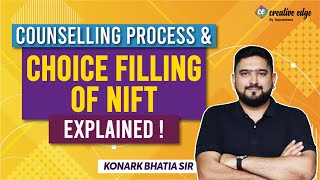 NIFT Choice Form Filling Explained  Counselling Process of NIFT  NIFT Choice Filling 2022 [upl. by Roswald]