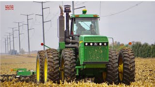 JOHN DEERE 8960 Tractor Working on Fall Tillage [upl. by Wheeler]