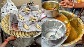 Most Hygienic Samosa of India😱😱 समोसा खरीदो हैजा फ्री पाओ🤗🤗 Indian Street Food  New Delhi [upl. by Nannek]