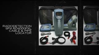 Radiodetection SPX RD4000PXL Cable amp Pipe Locator [upl. by Ainola381]