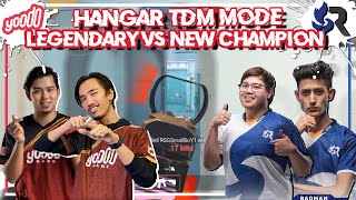 LEGENDARY TEAM VS NEW CHAMPION  2 VS 2 TEAM DEATH MATCH HANGAR MODE [upl. by Kalindi]