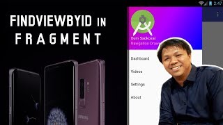 How to Use findViewById in Fragment in Android  Navigation Drawer [upl. by Yanehc405]